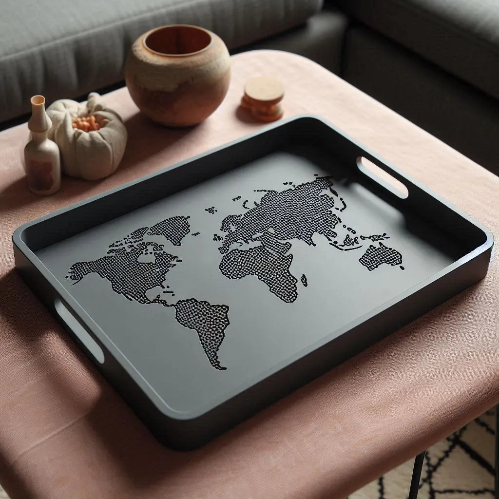 صينية تقديم بتصميم القارات