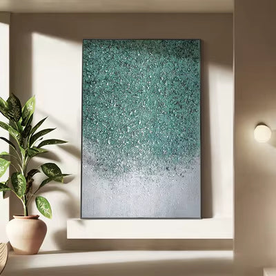 The "Ether of Abstraction" painting – colorful dimensions and a texture rich with energy