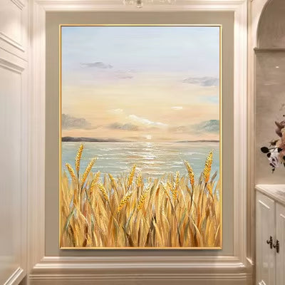 The "Ether of Abstraction" painting – colorful dimensions and a texture rich with energy