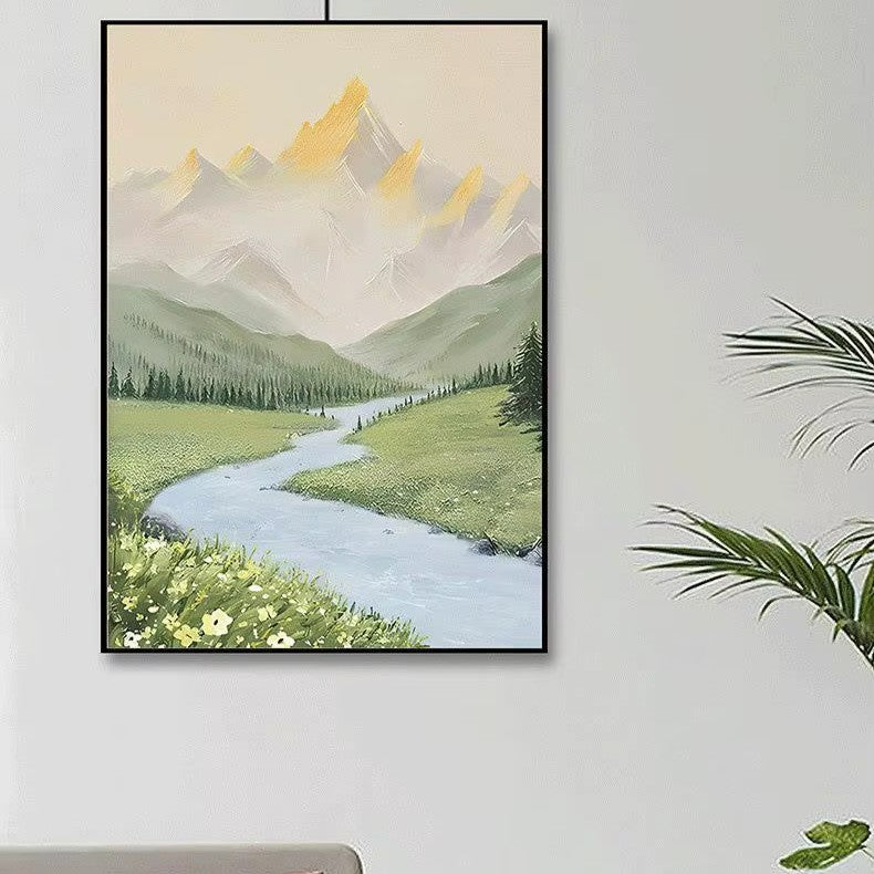"Highland Serenity" – The Magic of Mountain Nature with a Warm Oil Touch